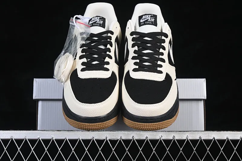 All Categories Nk Air Force 1 Air Force Series Nk Air Force 1 Low Air Force Low Nike Air Force 1'07 Low Stussy Co-branded Double Beige Black Brown Air Force 1 Low-top Casual Shoes LD1999-006